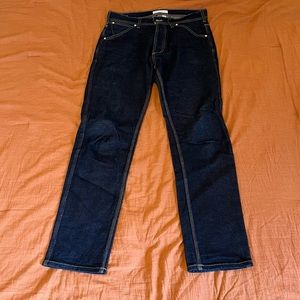 Topo Designs Straight Leg Jeans in Dark Wash